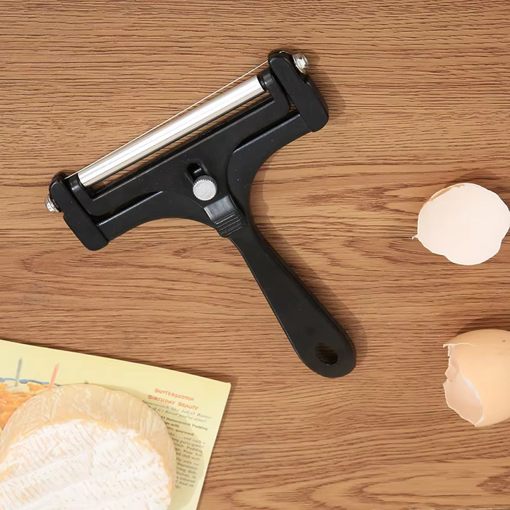 Premium Rustfritt Stål Osteskiver med Justerbar Tykkelse og Ekstra Tråder Luvikno
