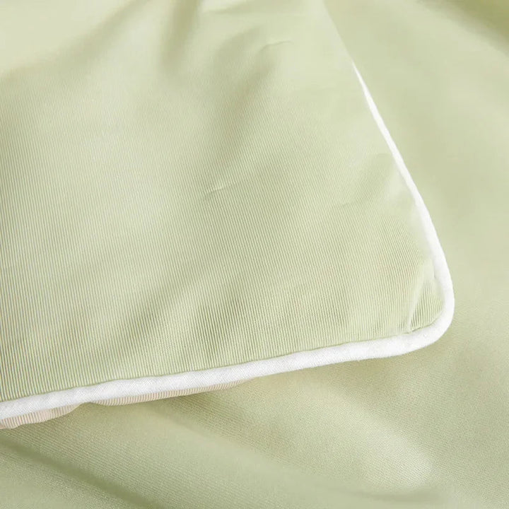 Air Condition Sommer Komforter — Ren Farge Is Silke Kjøleteppe, Lett & Glatt Twin/King Størrelse Quilt | Luvikno