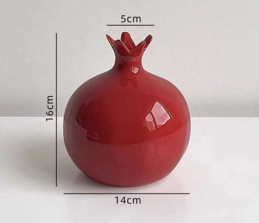 Keramisk Granateple Vase | Luvikno