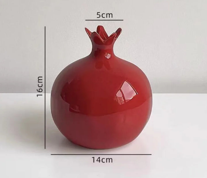 Keramisk Granateple Vase | Luvikno