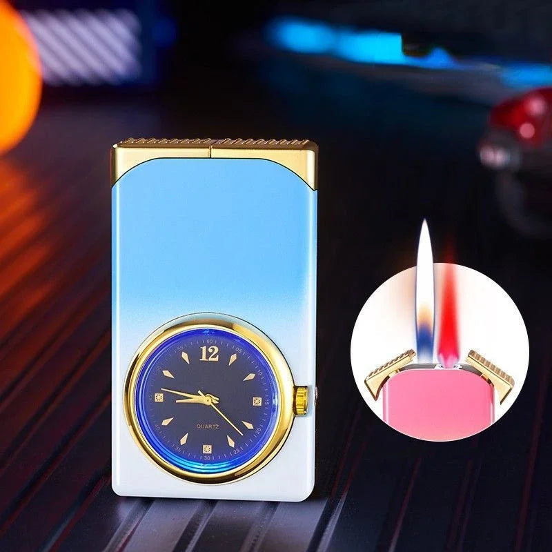 Kreativ Dual Fire Gradient Color Lighter Watch | Luvikno