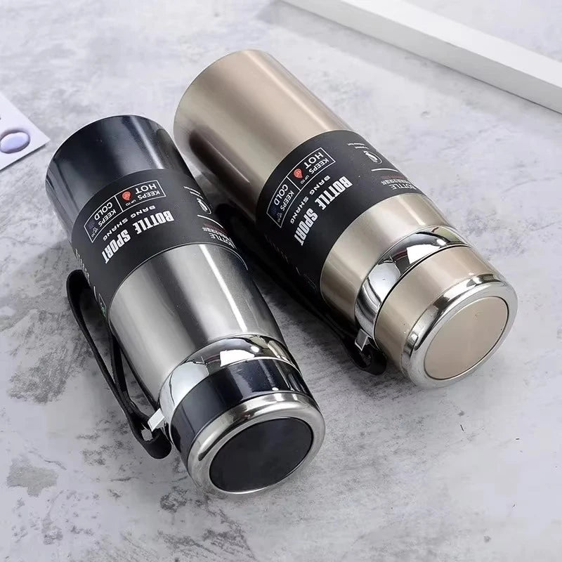 Stainless steel vacuum insulated thermos bottle 1000 ml | Luvikno