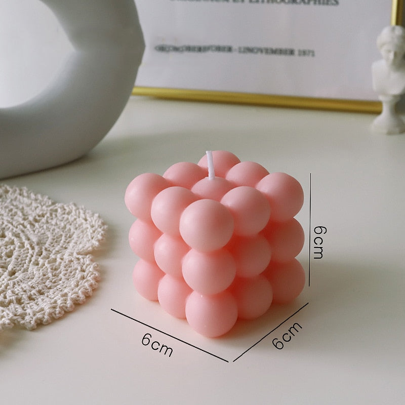 BubbleGlow Stearinlys - Trendy Stearinlys for Ditt Interiør Luvikno
