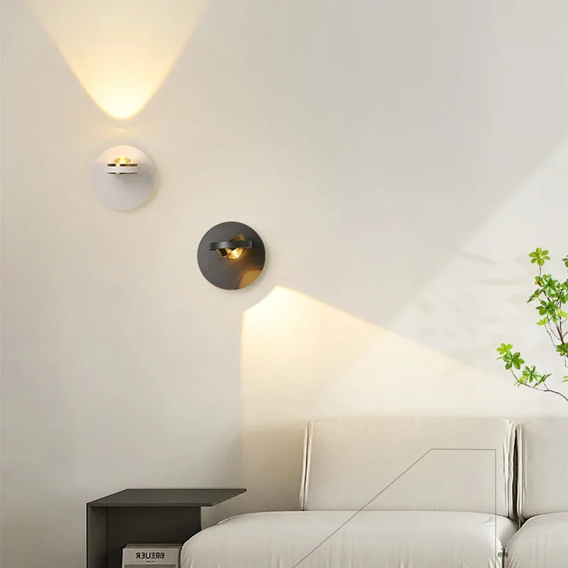BrightTurn – Justerbar LED Vegglampe for Ethvert Rom Luvikno