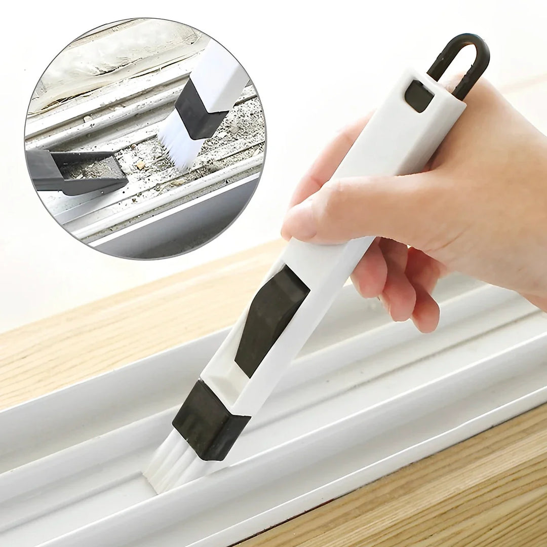 Luvikno | Fugenix Rengjøringsbørstesett | 9-pakning Fugemidler & Spor Børster | Ergonomisk & Gjenbrukbar | For Bad, Kjøkken & Vinduer