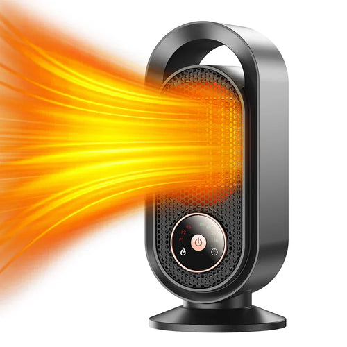 Luvikno | WarmBreeze Mini Varmer – Bærbar 1000W Viftevarmer for Skrivebord og Rom