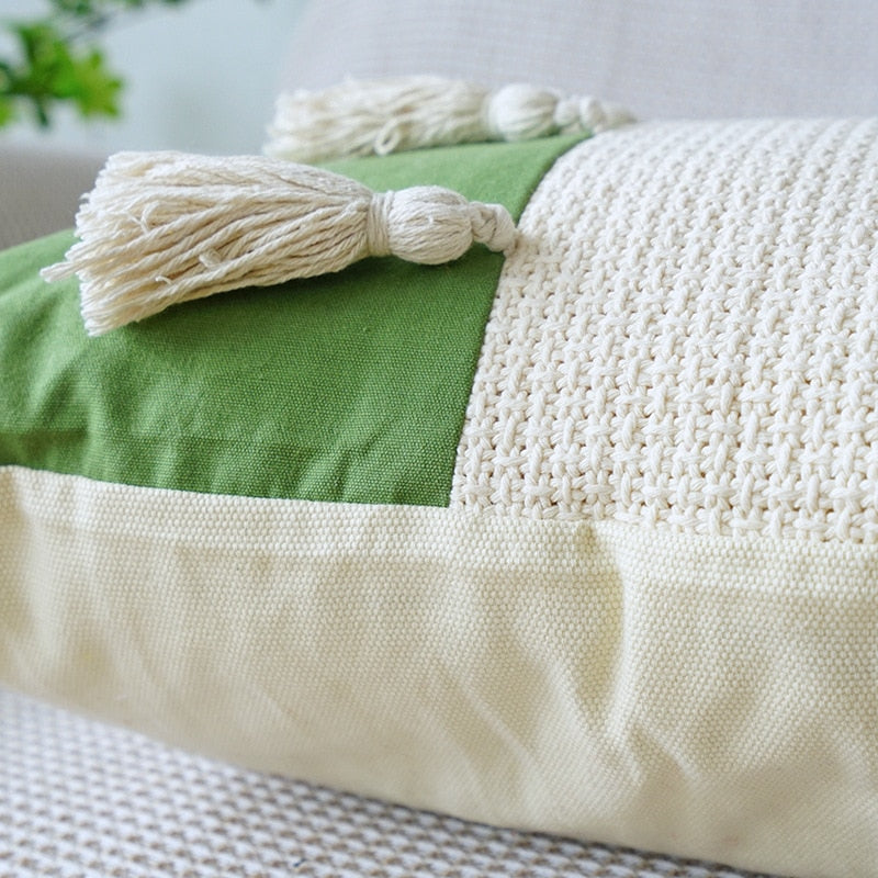 Brodert tulipan putetrekk
