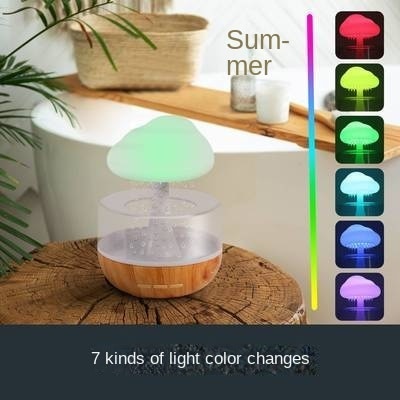 Regnsky Cloud Sopp Luftfukter Nattlampe | Luvikno
