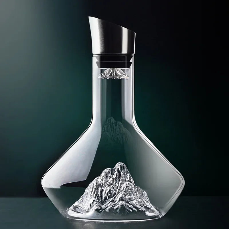 Vinkaraffel av Krystallglass med Moderne Design Luvikno
