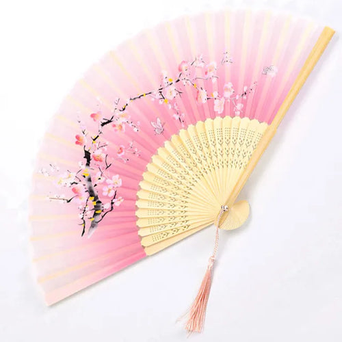 Tradisjonell japansk stil blomsterhåndvifte | Luvikno