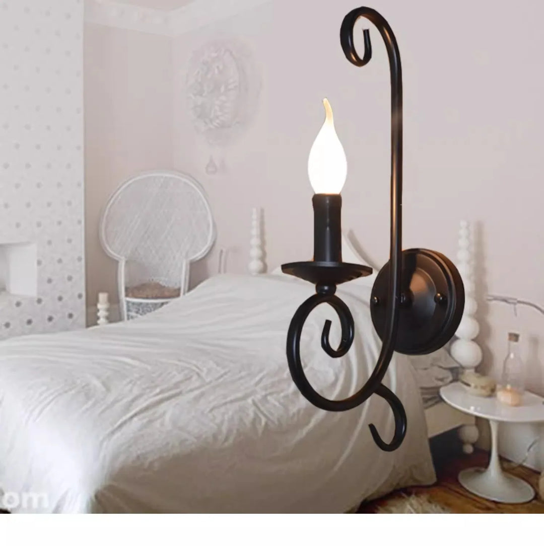 LuminousEra - Elegant Industriell Vegglampe for Soverom Luvikno