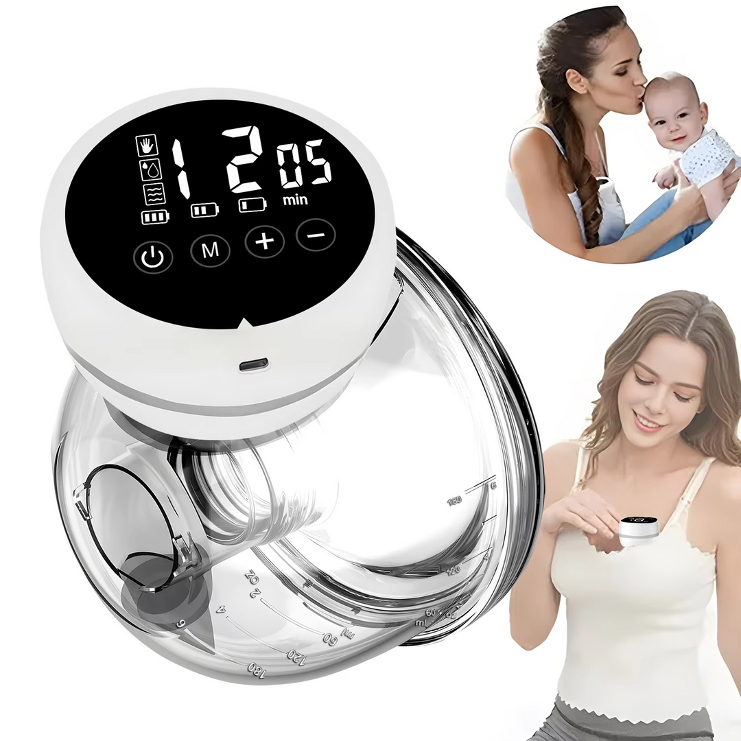 Enkel Dual Electric Hands-Free Brystpumpe Luvikno