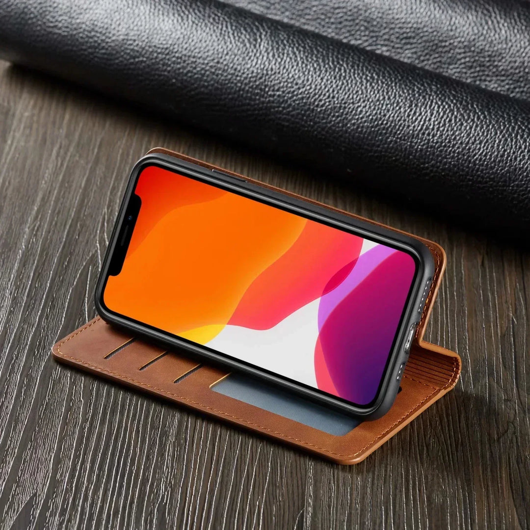 Luvikno | Magnetisk Lærsak for iPhone – Stilig Beskyttelse