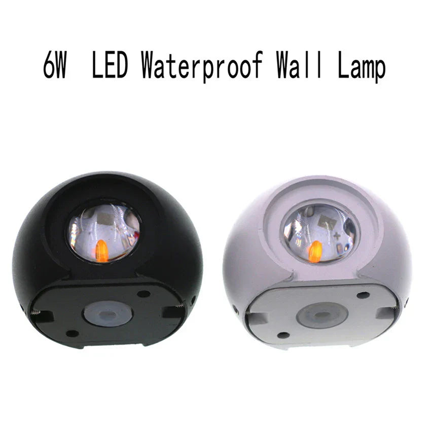 SolarGlow - 6W Vegglampe for Utendørs Luvikno