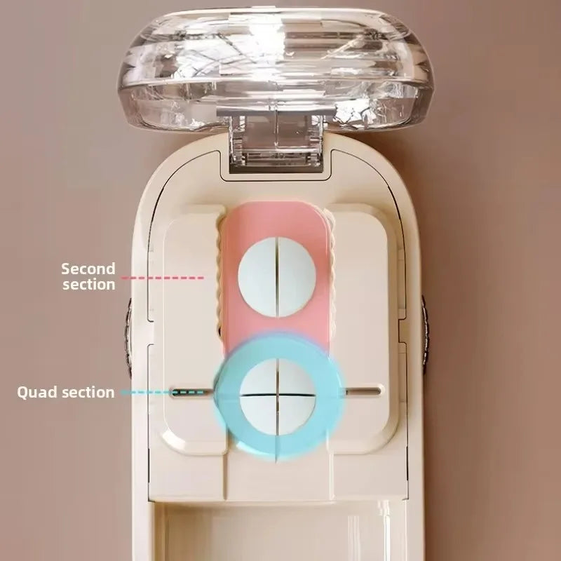 Pocket Size Dustproof Pill Cutter Organizer | Luvikno