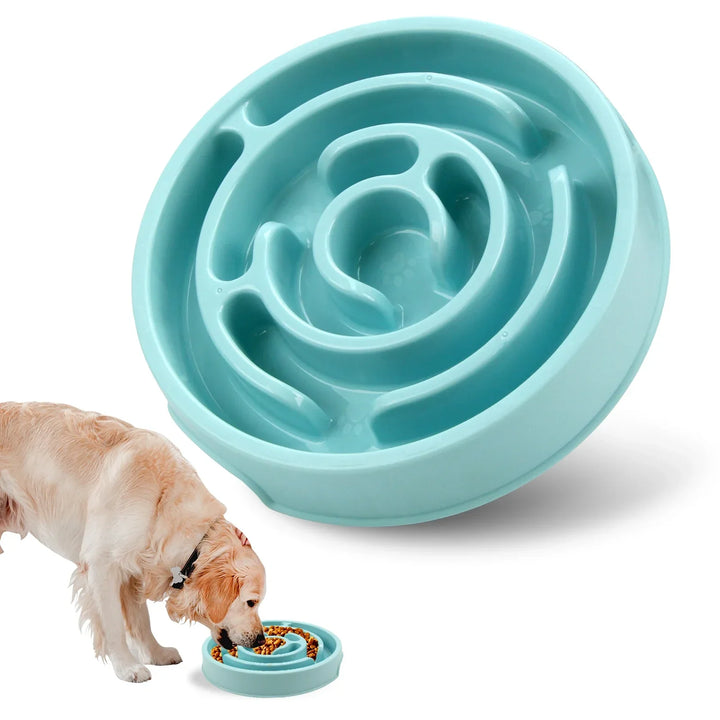 Luvikno | SnackMaze Bowl | Anti-Svelging Bowl for Hundar & Kattar | Non-Slip & BPA-Fri | Langsom Spising for Sunn Fordøyelse