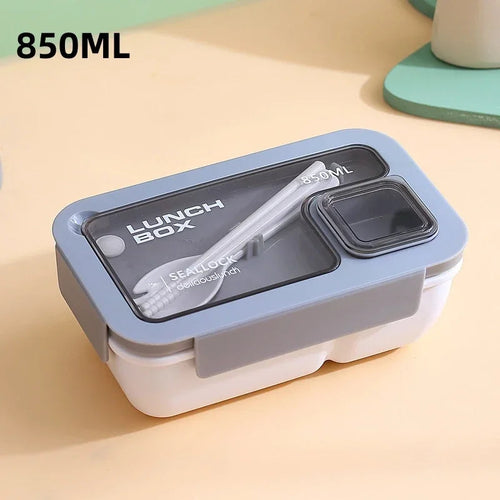 Bento matboks for på farten med bestikk | Luvikno