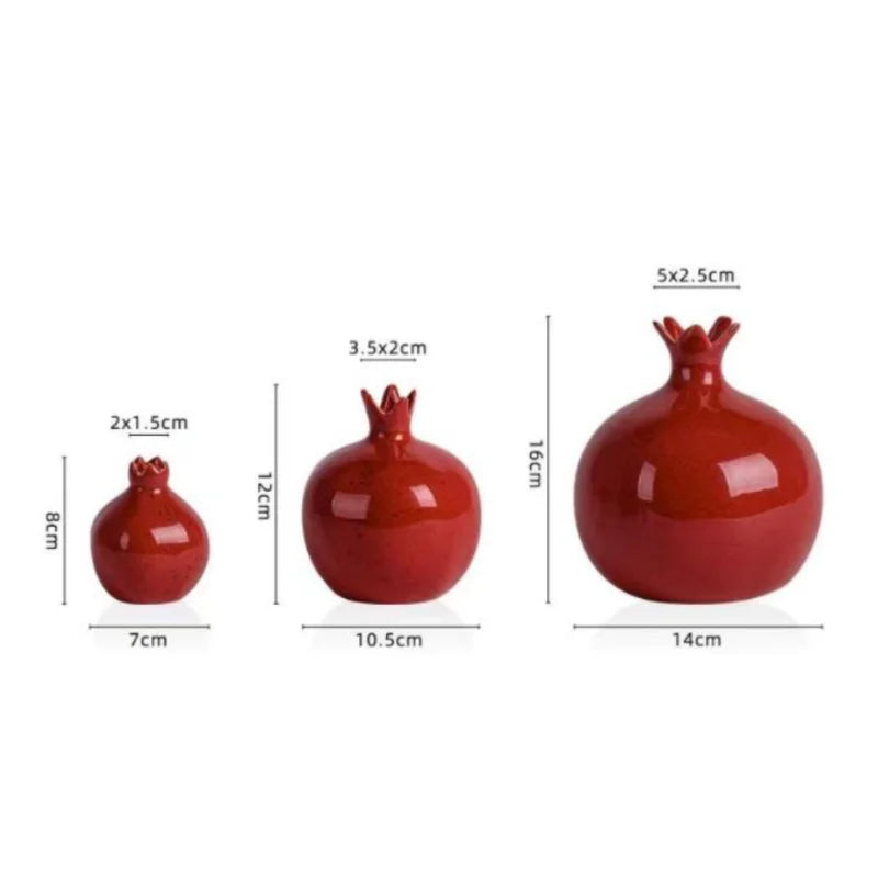 Keramisk Granateple Vase | Luvikno