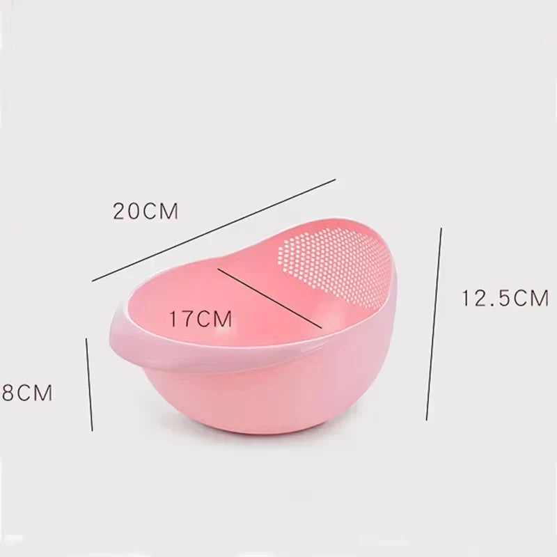 Luvikno | KlarSieb Multifunctional Strainer | Travel Strainer & Draining Basket | For Fruits, Vegetables & Rice | Ergonomisk Design