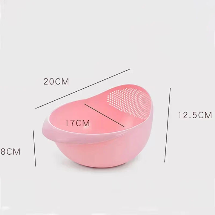 Luvikno | KlarSieb Multifunctional Strainer | Travel Strainer & Draining Basket | For Fruits, Vegetables & Rice | Ergonomisk Design