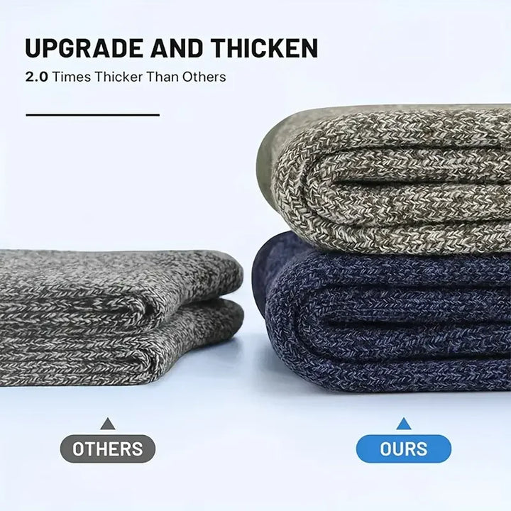 Luvikno | Ekstra varme merinoullsokker for fotturer Unisex 38-46