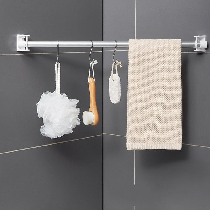 Punch-Free Handy Hook Justerbar Stangholder | Luvikno