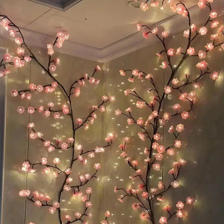PetalGlow - Fortryllende Sakura LED Lys Garland Luvikno