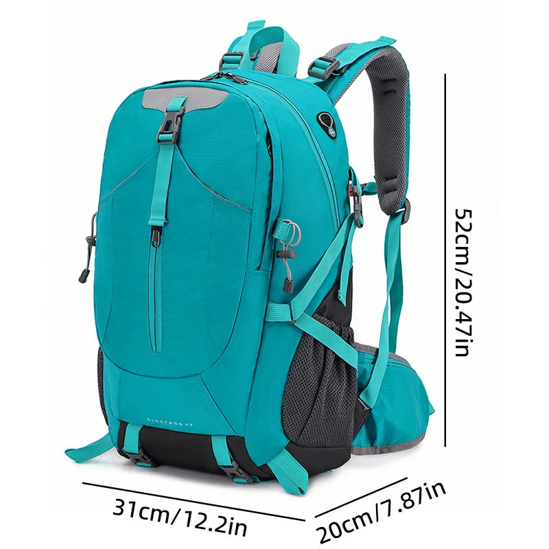 Luvikno | Reise ryggsekk TrekVault 40 | 40 L Utendørs ryggsekk med regntrekk | For fotturer, reise og daglig bruk | 31 × 20 × 52 cm