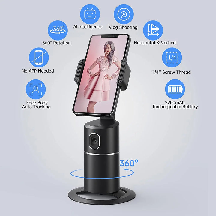 Follow Frame - Automatisk telefonholder med ansiktsgjenkjenning Luvikno