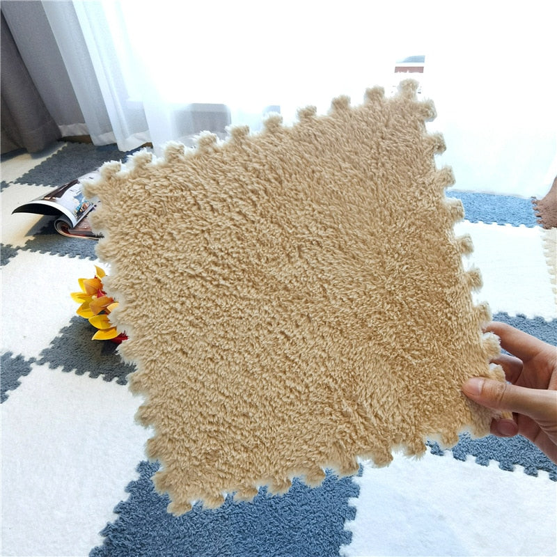 DIY Vinter Plush Puslespill Matte | Luvikno