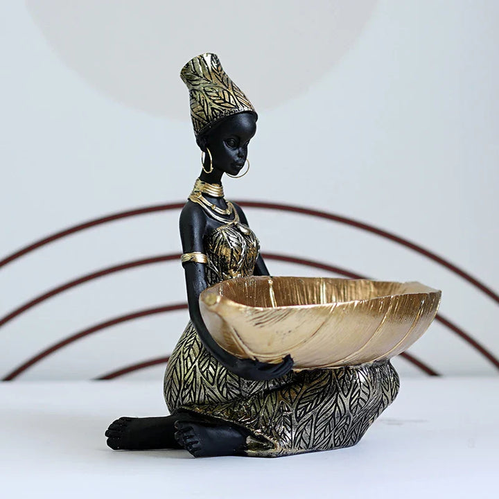 Ashanti Gold Leaf Display Tray | Luvikno