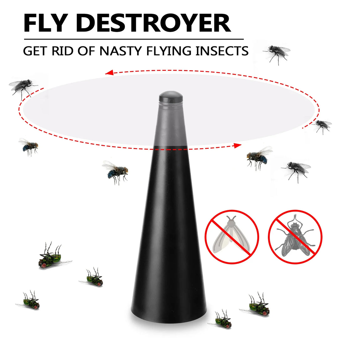 Luvikno | AeroLumen Naturguard Insektavvisende Bordvifte | 360° Roterende Insektforsvar Vifte | Stille & Sikker | For Utendørs, Camping, Piknik