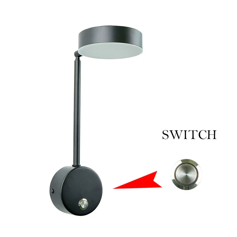 NordicGlow - Justerbar LED Vegglampe for Moderne Interiør Luvikno