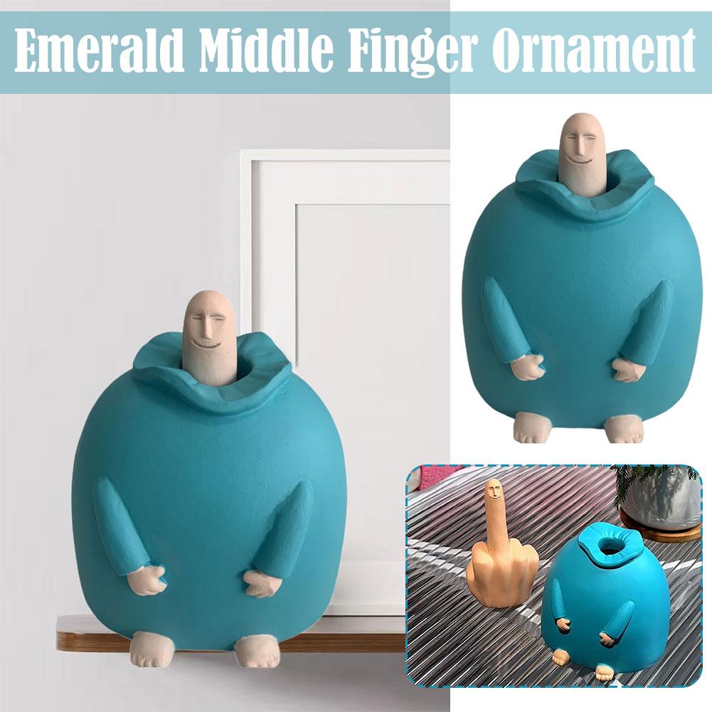 Happy Middle Finger Funny TaLuviknoe Decor | Luvikno
