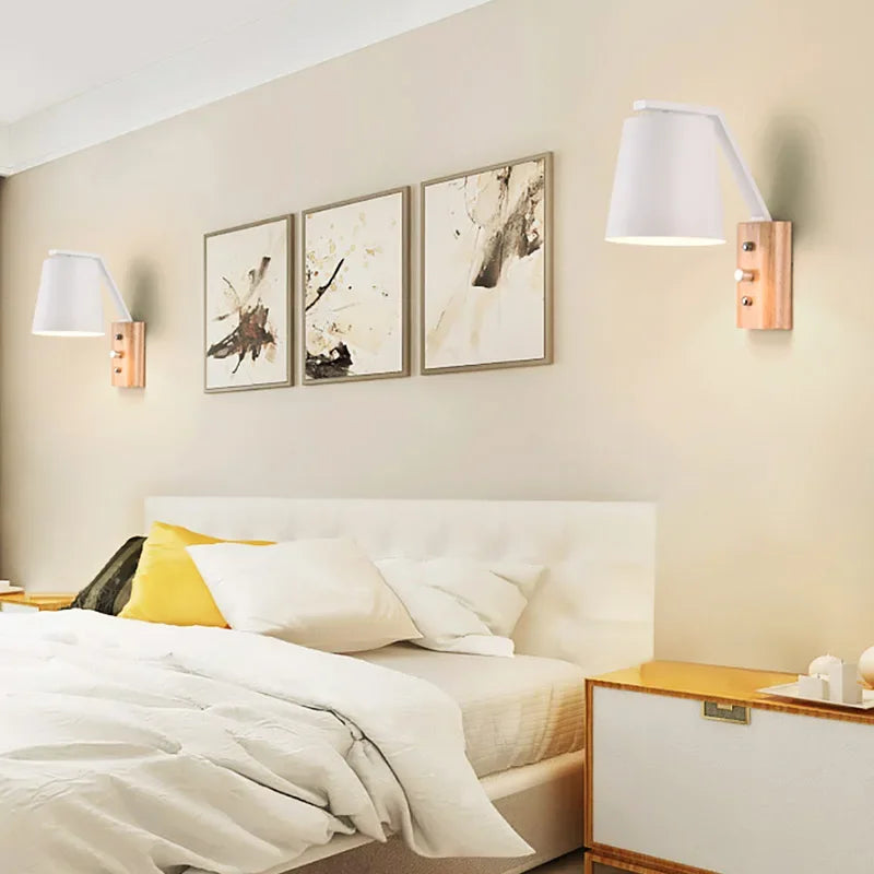 WoodGlow Light – LED Vegglampe for Soverom Luvikno