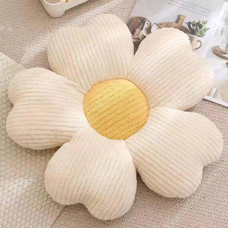 Fluffy Clover Flower Cushion | Luvikno