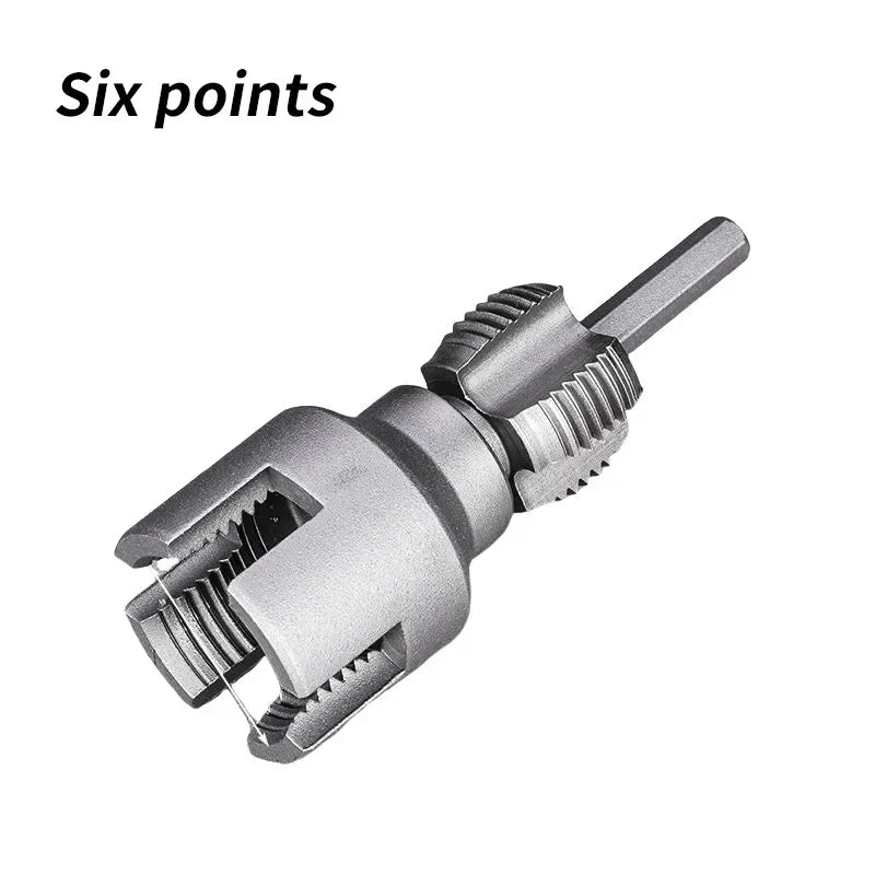 Pipe Thread Reamer & Edge Cutter Drill Attachment Tool | Luvikno