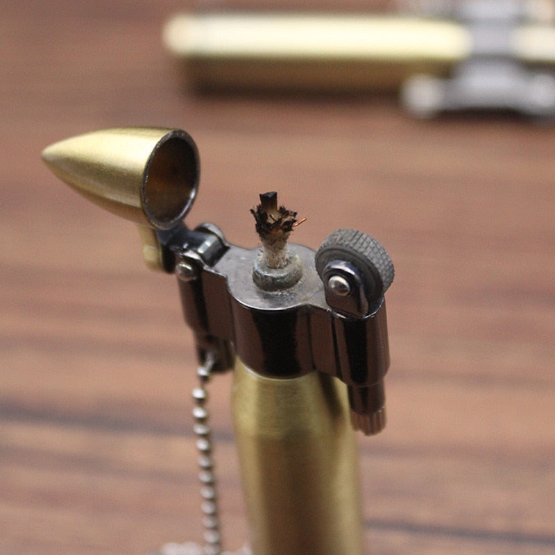 Jet Power Retro Metallnøkkelring Lighter | Luvikno
