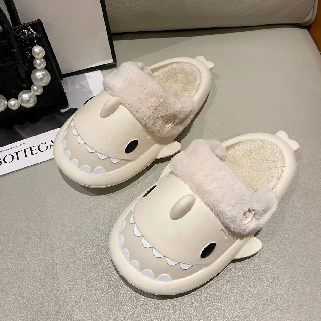 Morsomme haiduftotter laget av bomull - Varme og koselige tøfler for menn og kvinner, sklifri og komfortable | Luvikno