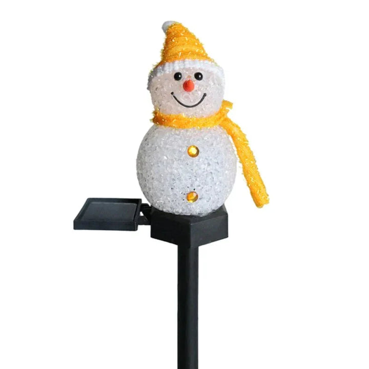 Solcel-drevet Snømann Lampe - SolarSnow | Luvikno