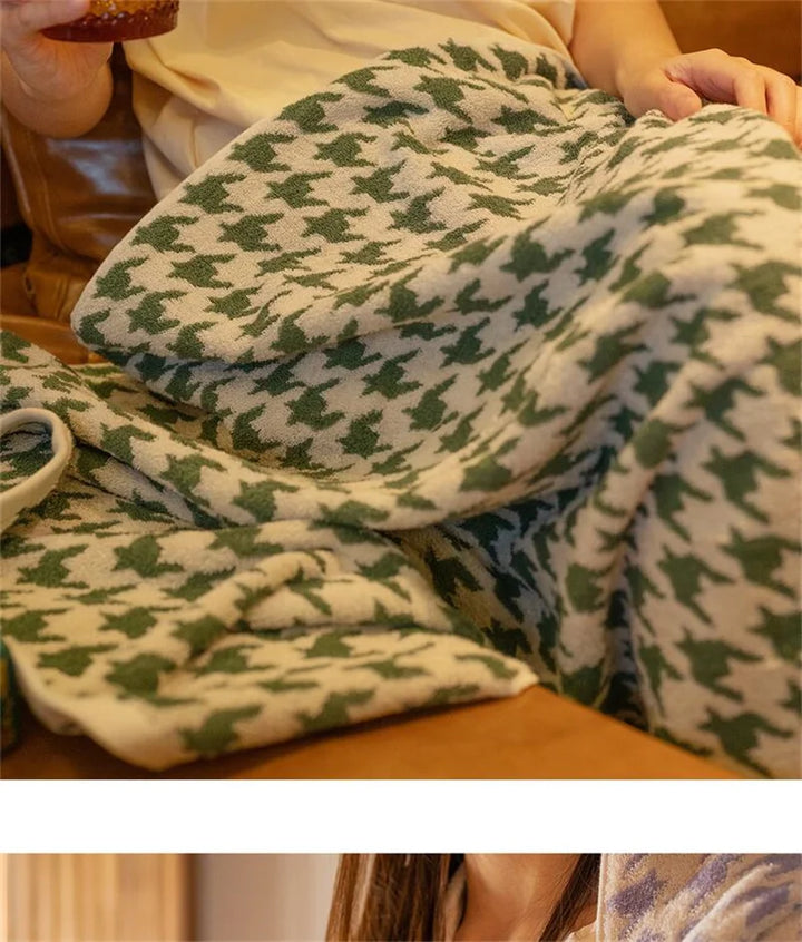 HoundLuxe Vintage Houndstooth Bomull Ansiktsklut Luvikno