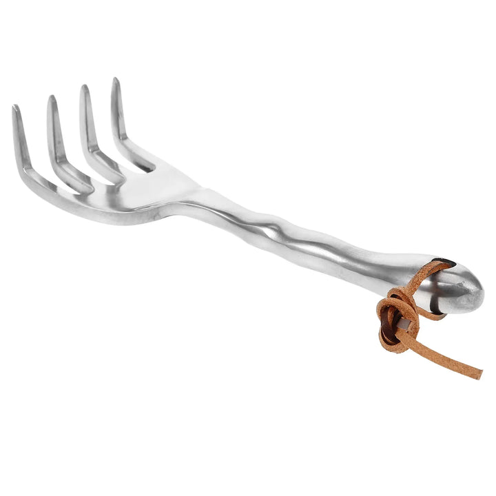 Luvikno | Floravix Mini Hage Håndrake | Lett og Holdbar | For Ugressfjerning, Graving og Jordløsning | 20,5 cm Lengde