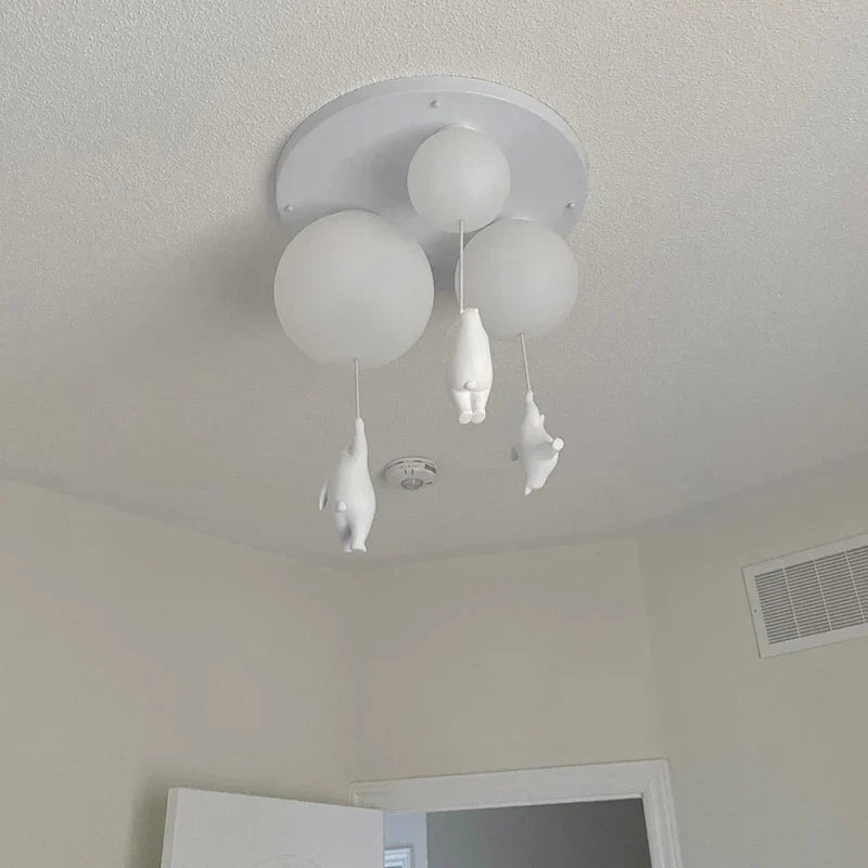 Hengende Bjørn Ballonger Lampe | Luvikno