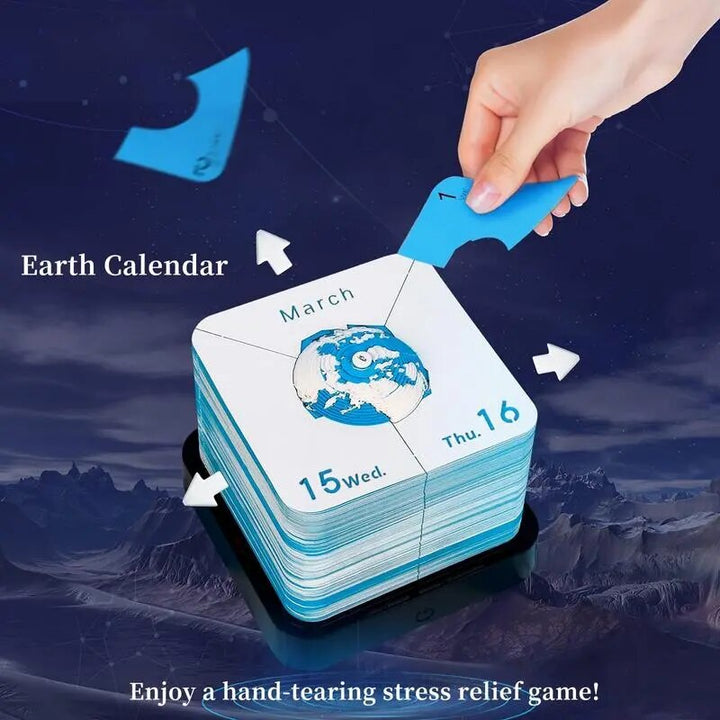 3D Earth Wanderer Kalender Memo Pad | Luvikno