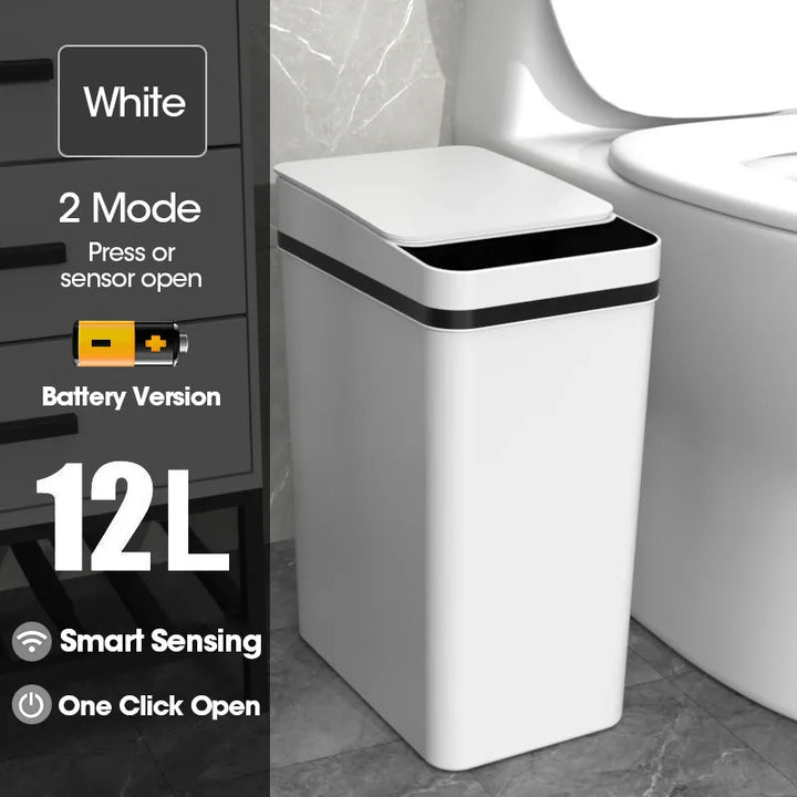 Vanntett Smart Wave Sensor Automatisk Søppelbøtte | Luvikno