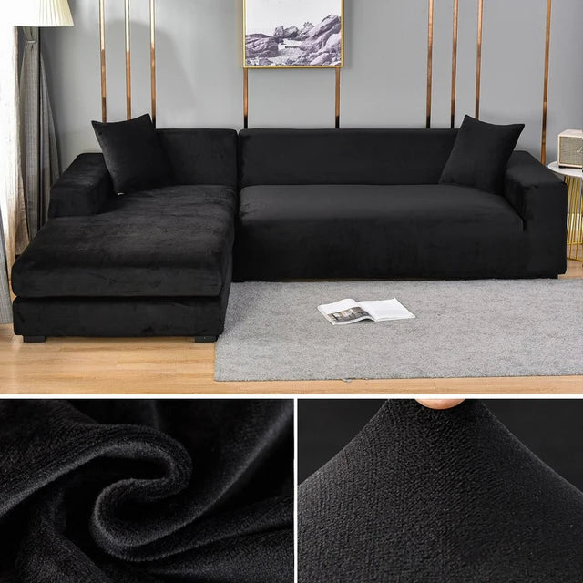 Luvikno | SofaGuard™ | Elastisk fløyelssofa trekk som sparer deg for penger