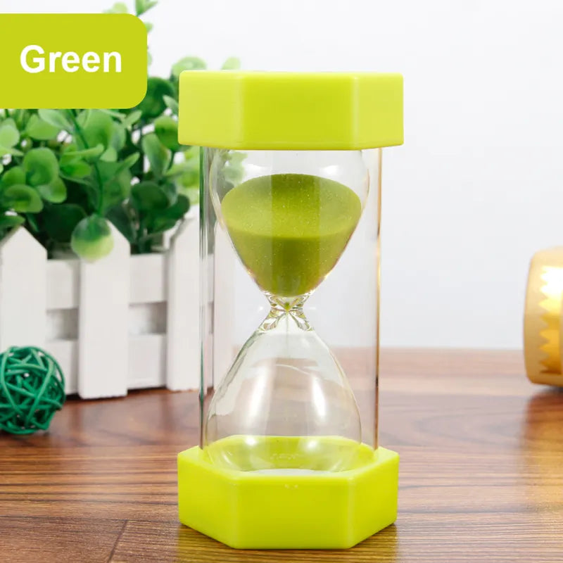Hexagonal dekorativ timeglass – flere tidsalternativer og farger | Luvikno