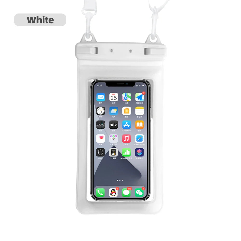 Luvikno | Vanntett Smartphone Etui DryVault | Full View Design | Side Tilgang | Med Bærebelte
