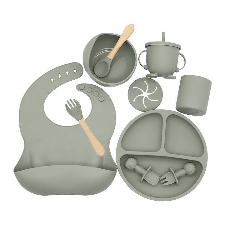 Silicone Baby Feeding Tableware Set | Luvikno