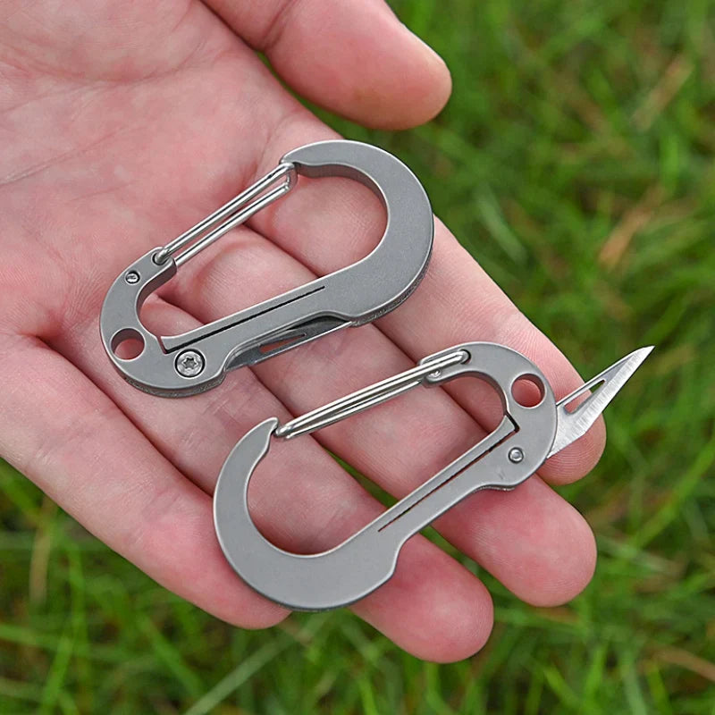Titanium Alloy EDC Multi-Tool Nøkkelring Kniv | Luvikno